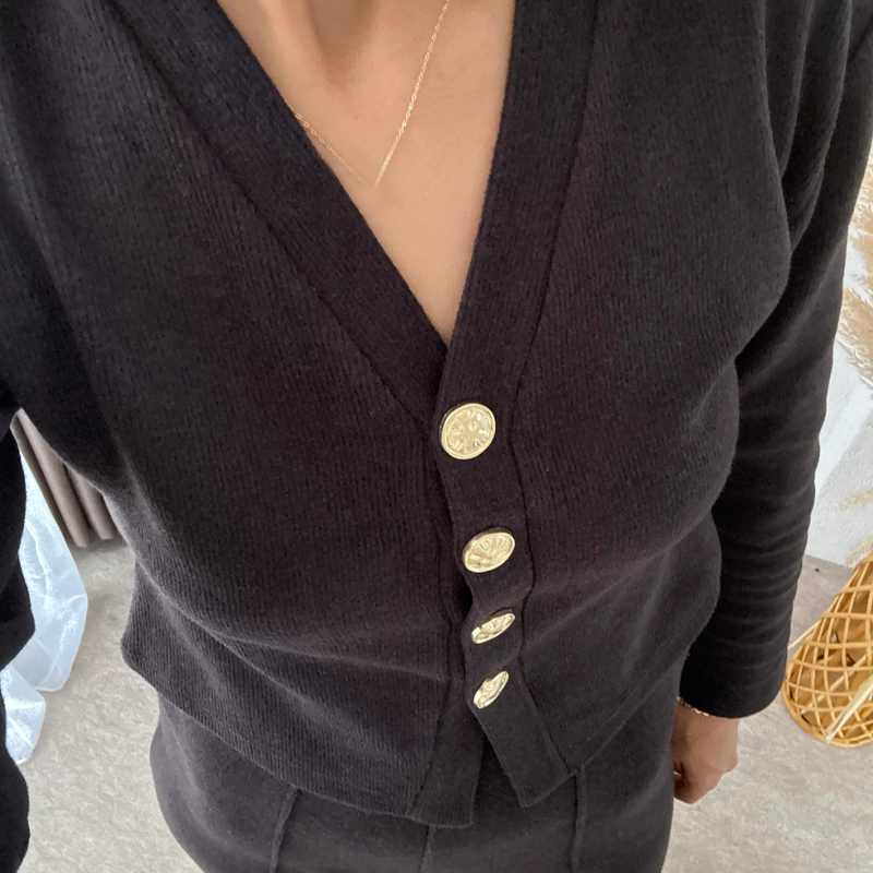 Women’s Casual Knitted Cardigan & Pants Set